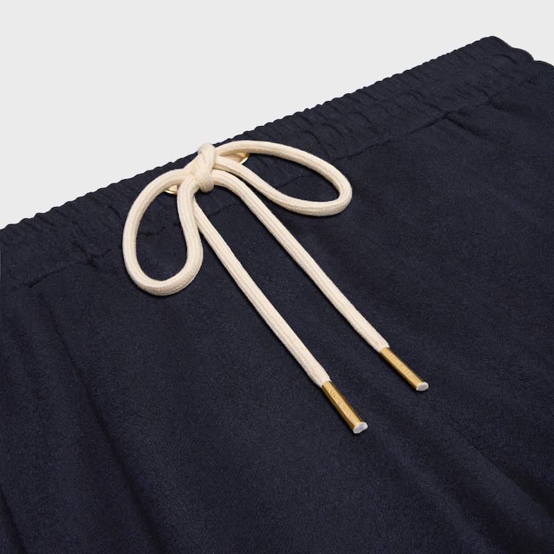 hose mit kordelzug aus kaschmirflanell