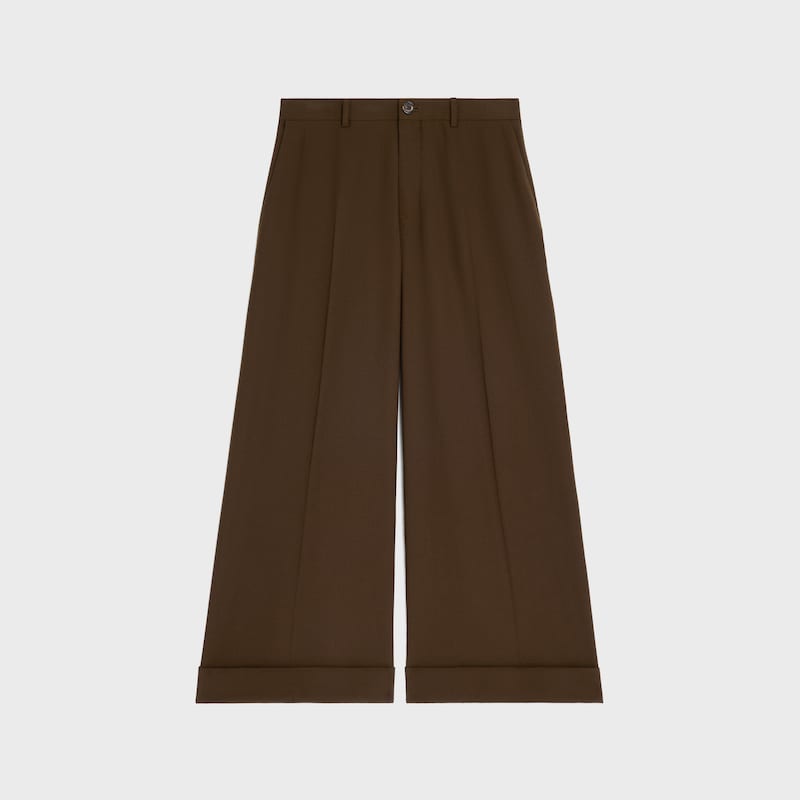 dockhosen aus stretch-wollgabardine