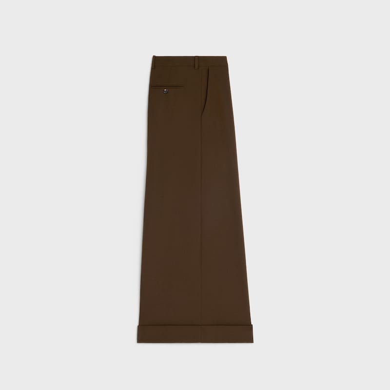 dockhosen aus stretch-wollgabardine