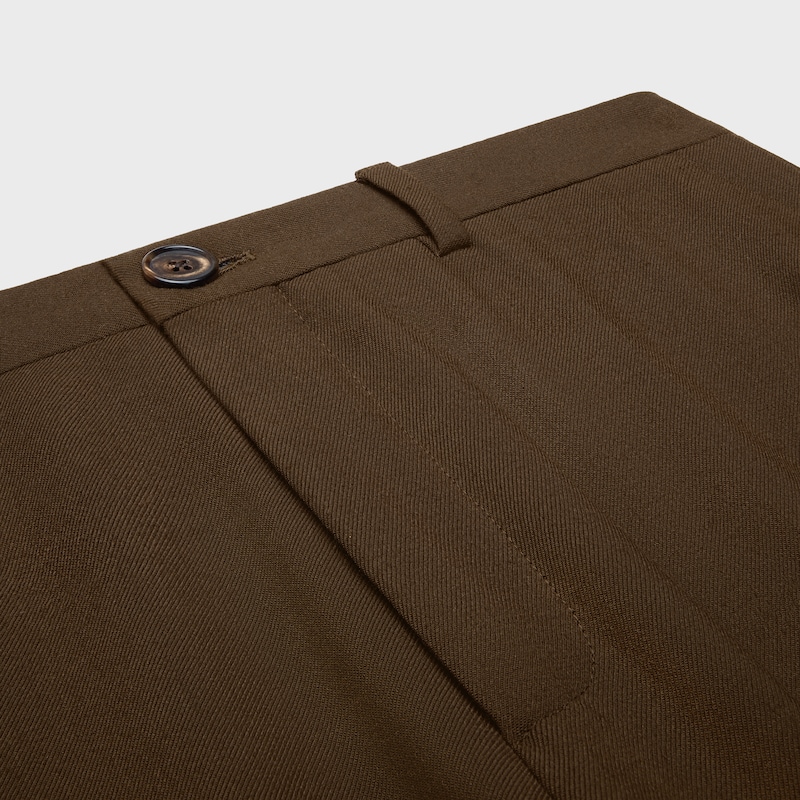 dockhosen aus stretch-wollgabardine