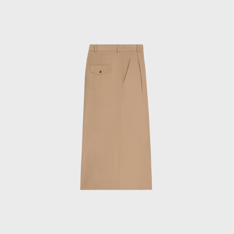 montauk cropped pants aus baumwoll- und wollgabardine