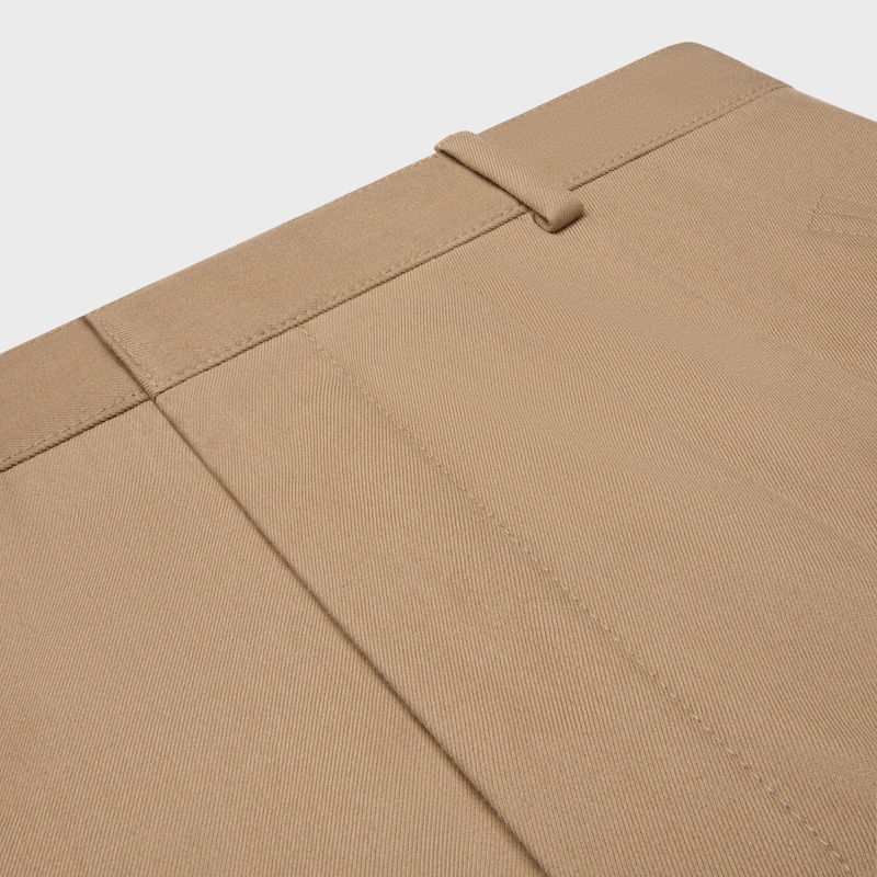 montauk cropped pants aus baumwoll- und wollgabardine