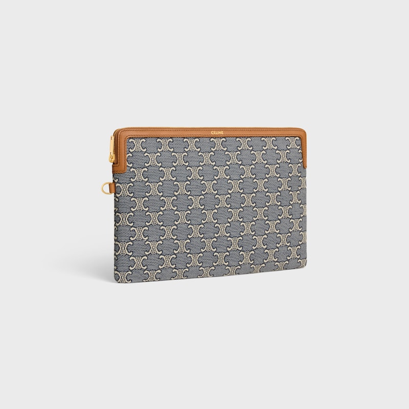 kleine tasche mit trageriemen cuirt triomphe in jacquard triomphe all over