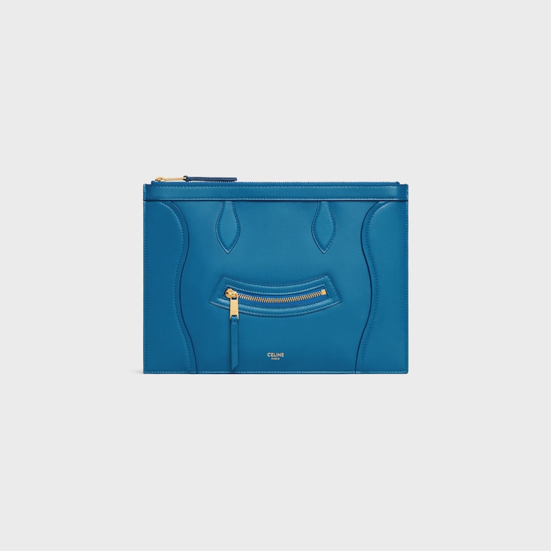 mittlere tasche aus glÄnzendem kalbsleder