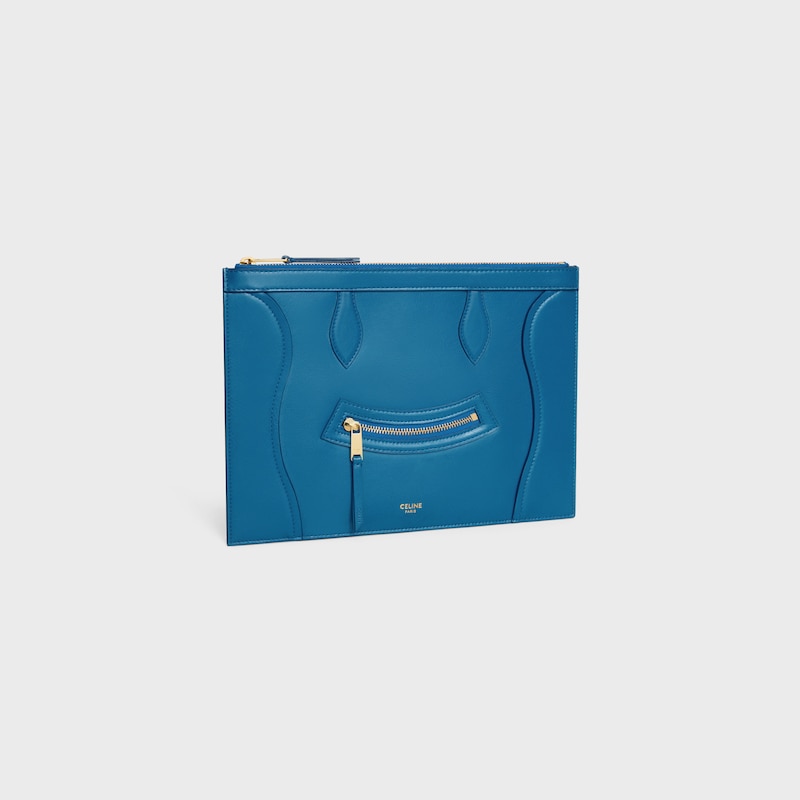 mittlere tasche aus glÄnzendem kalbsleder