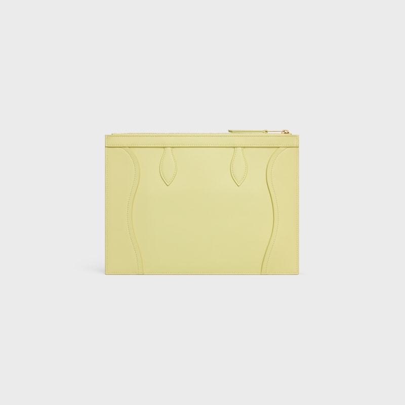 mittlere tasche aus glÄnzendem kalbsleder