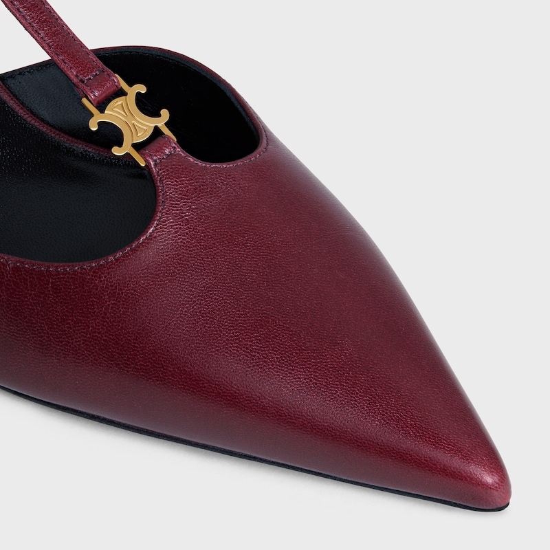celine kitten t-bar strap pumps in lammfell