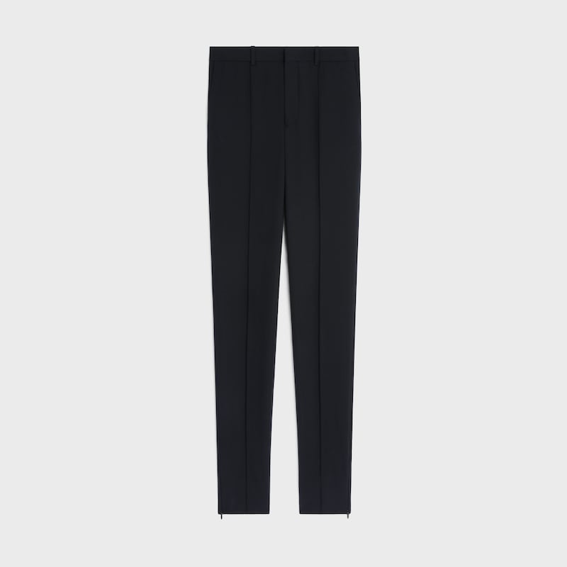 schmale hose aus stretch-wollgabardine