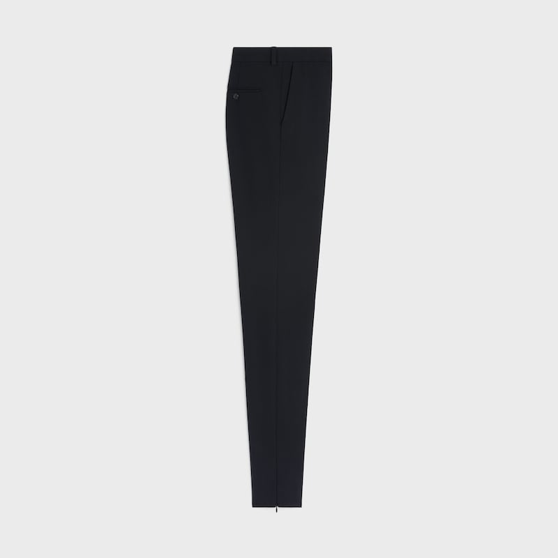 schmale hose aus stretch-wollgabardine