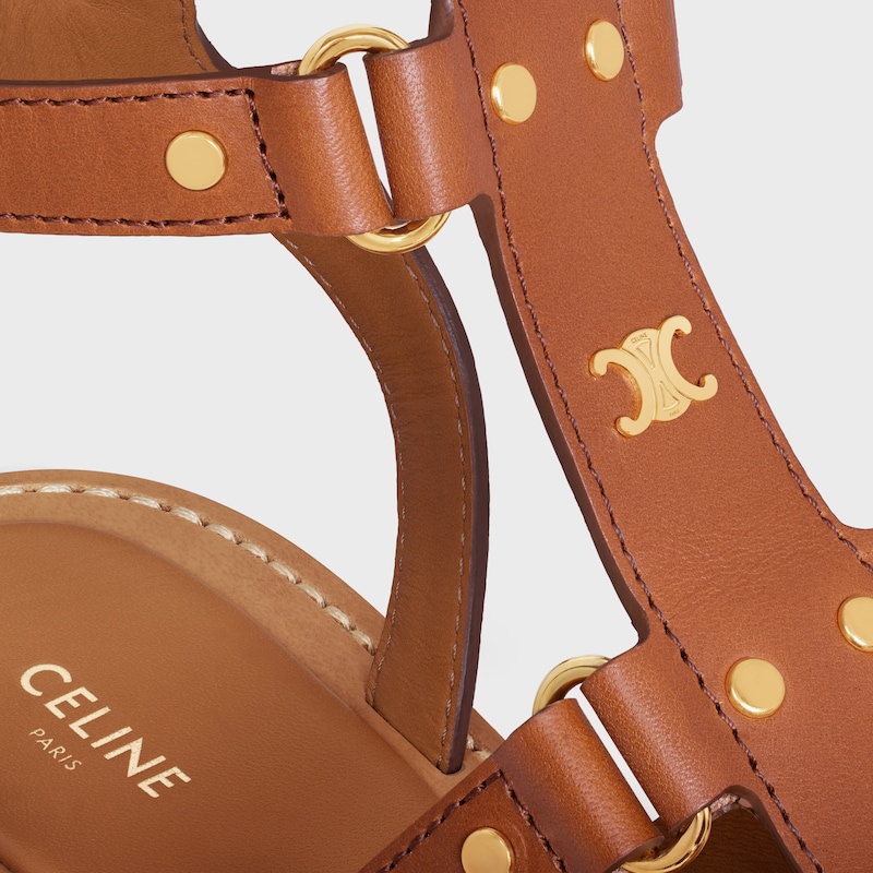 celine lympia gladiator-sandale aus kalbsleder
