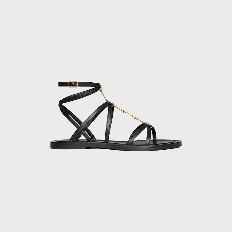 celine lympia strappy jewel sandale aus kalbsleder