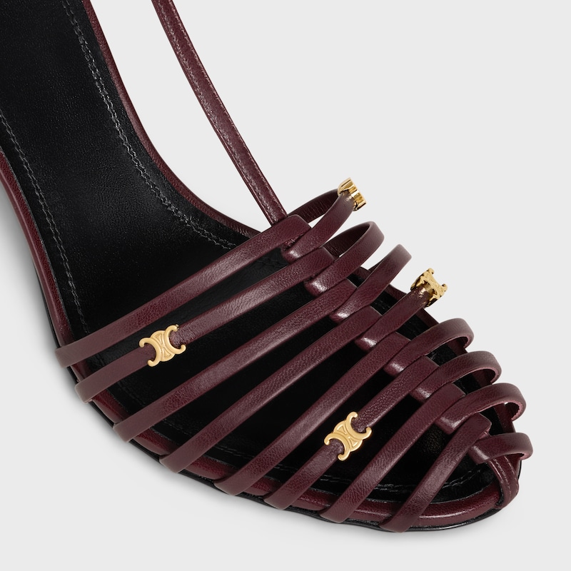 celine cage - riemchensandalen aus ziegenleder