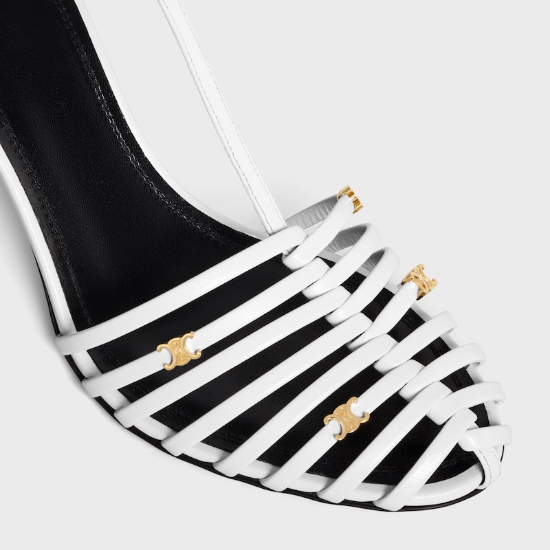 celine cage - riemchensandalen aus ziegenleder
