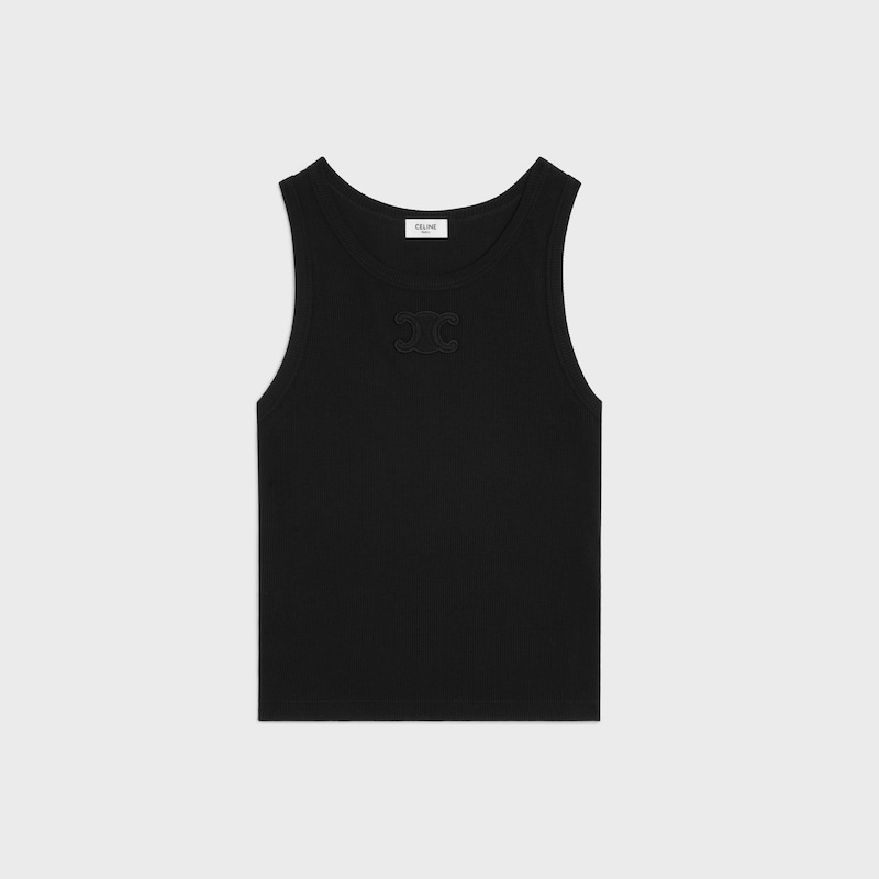 triumphe tanktop aus gerippter baumwolle