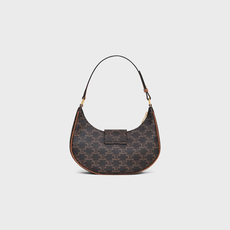 medium ava triomphe tasche aus triomphe canvas und kalbsleder