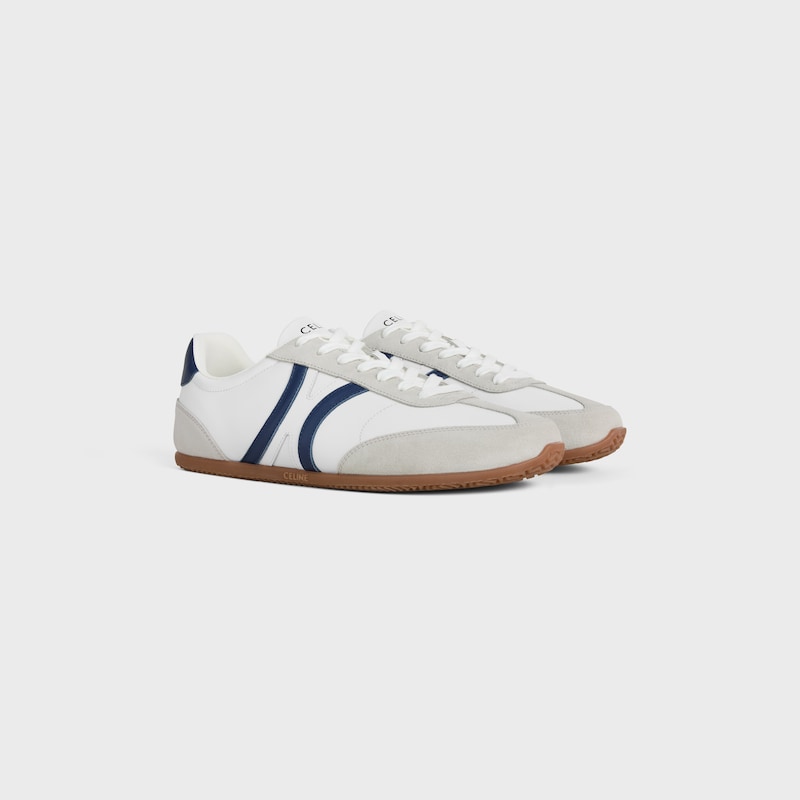 celine jogger - niedriger schnÜrsneaker aus kalbsleder veloursleder