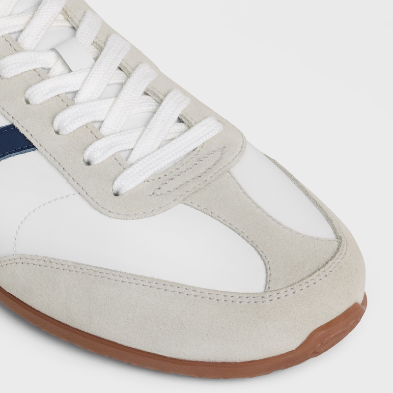 celine jogger - niedriger schnÜrsneaker aus kalbsleder veloursleder