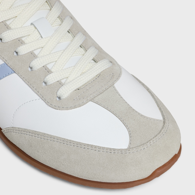 celine jogger - niedriger schnÜrsneaker aus kalbsleder und wildleder