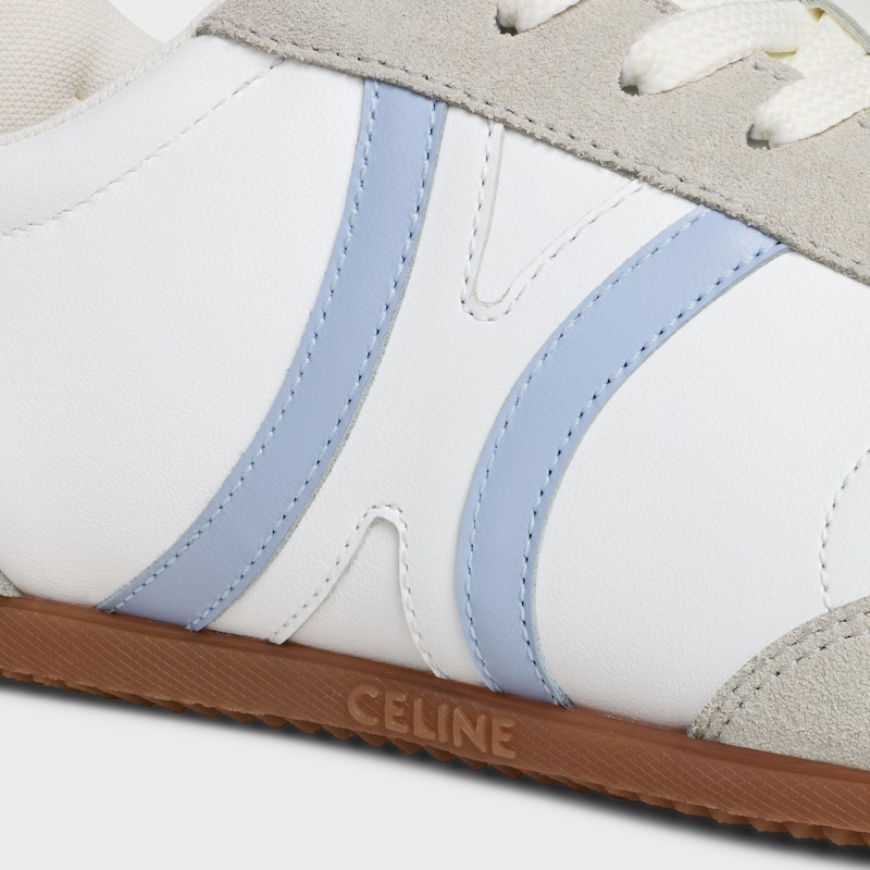 celine jogger - niedriger schnÜrsneaker aus kalbsleder und wildleder