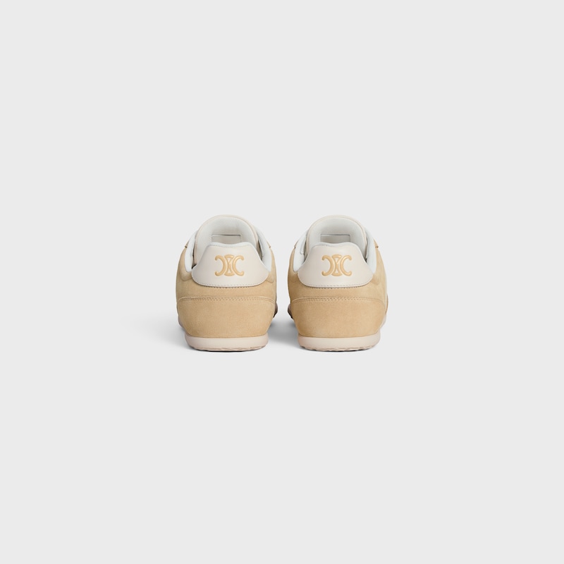 celine jogger - niedriger schnÜrsneaker aus wildleder und kalbsleder