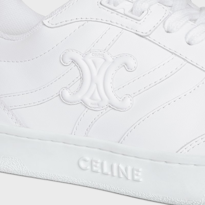 celine trainer - ct-11 low lace-up sneaker aus kalbsleder