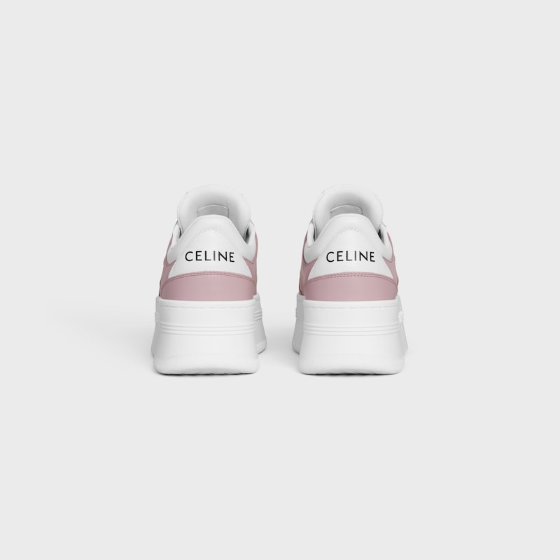 block sneaker mit triomphe-mode aus kalbsleder