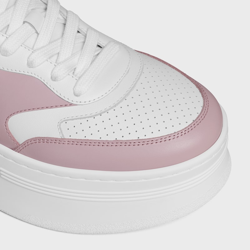 block sneaker mit triomphe-mode aus kalbsleder