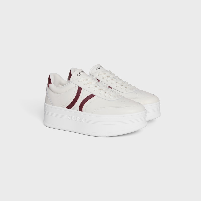 celine - block sneaker mit back triomphe und keilsohle aus kalbsleder