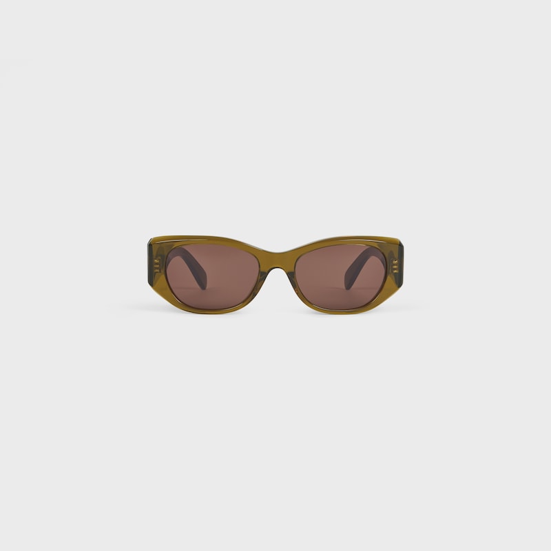 rechteckige sonnenbrille s329 aus acetat