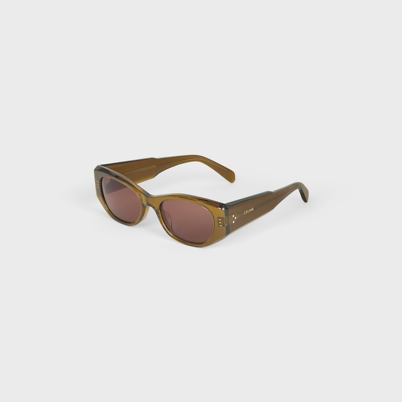 rechteckige sonnenbrille s329 aus acetat