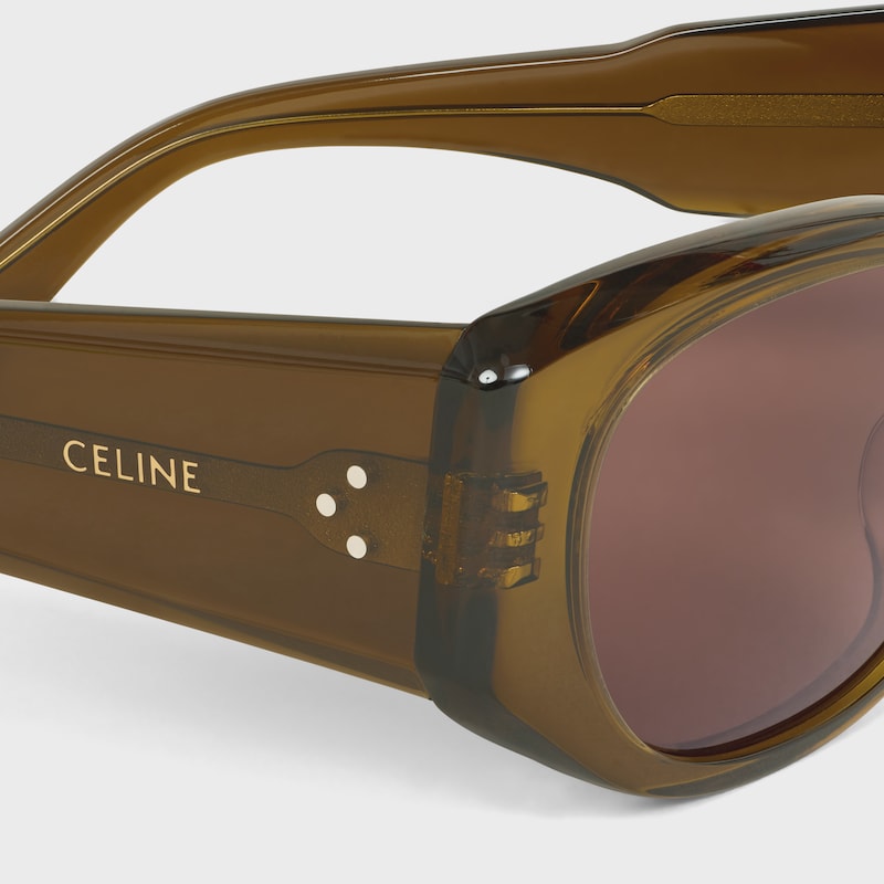 rechteckige sonnenbrille s329 aus acetat