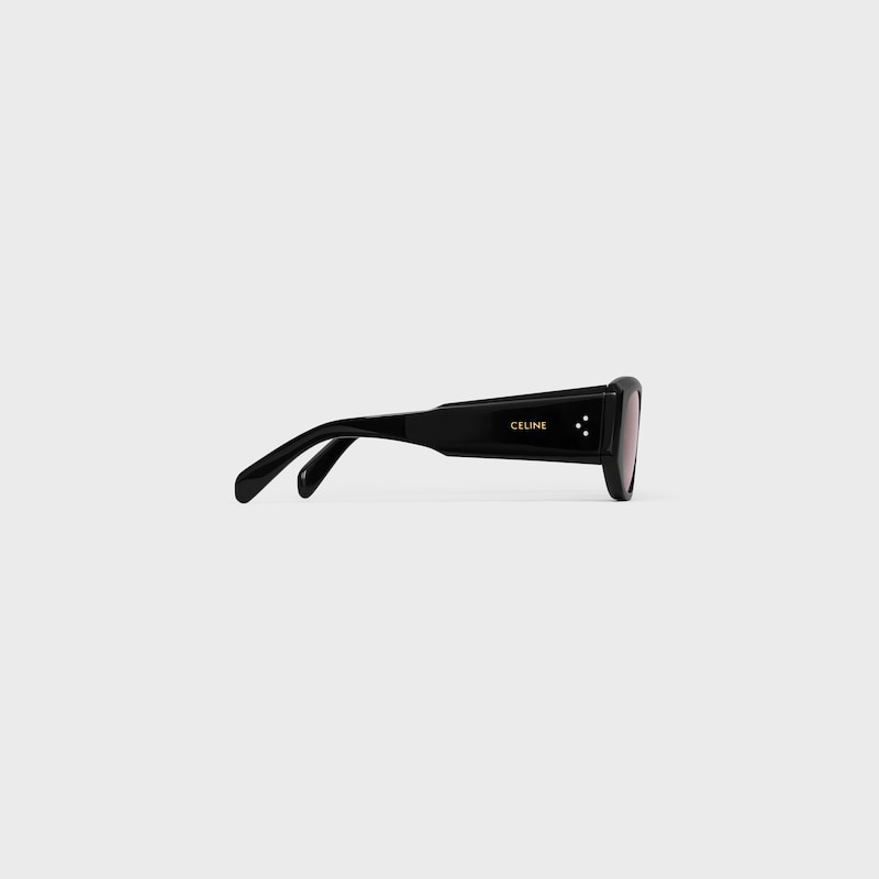 rechteckige sonnenbrille s329 aus acetat