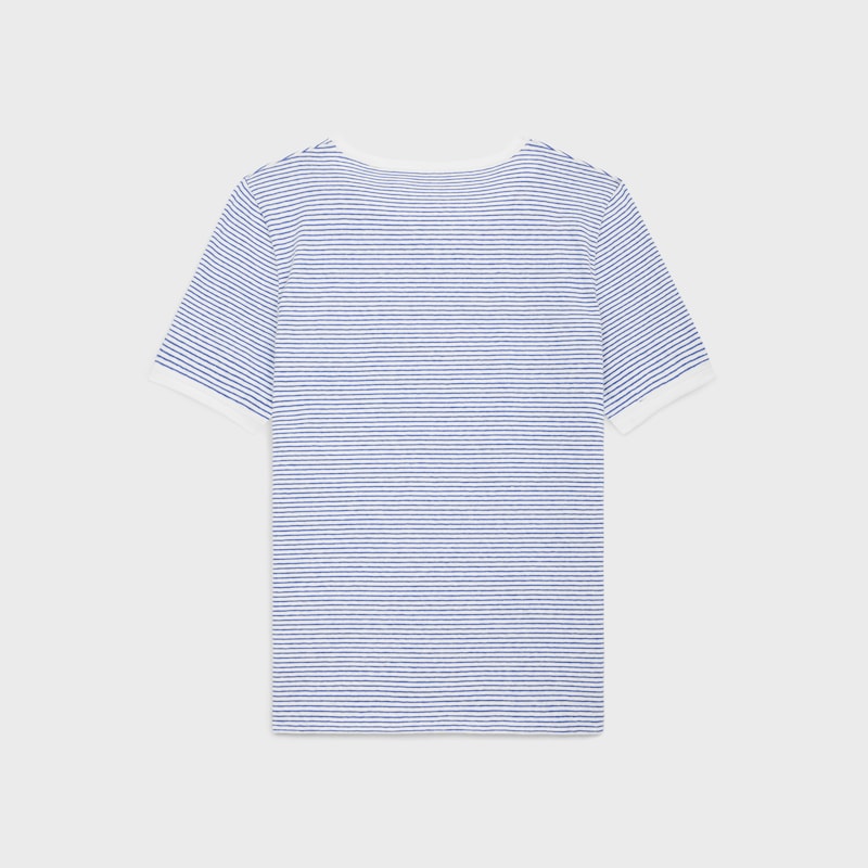celine 70er-jahre-t-shirt aus gestreiftem jersey