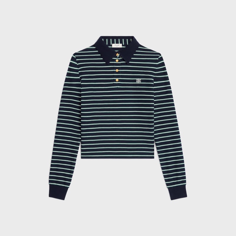 triumphe polo in gestreiftes trikot
