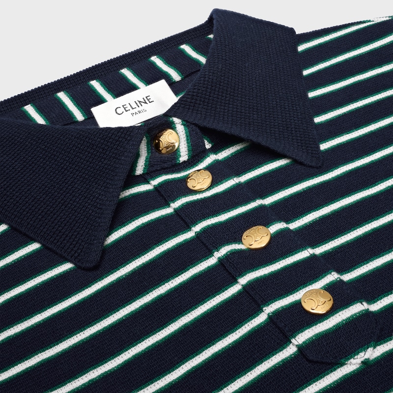 triumphe polo in gestreiftes trikot