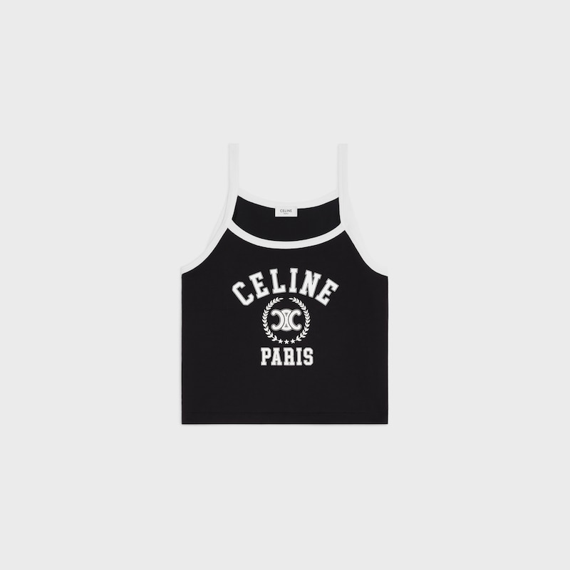 celine tanktop aus baumwolljersey