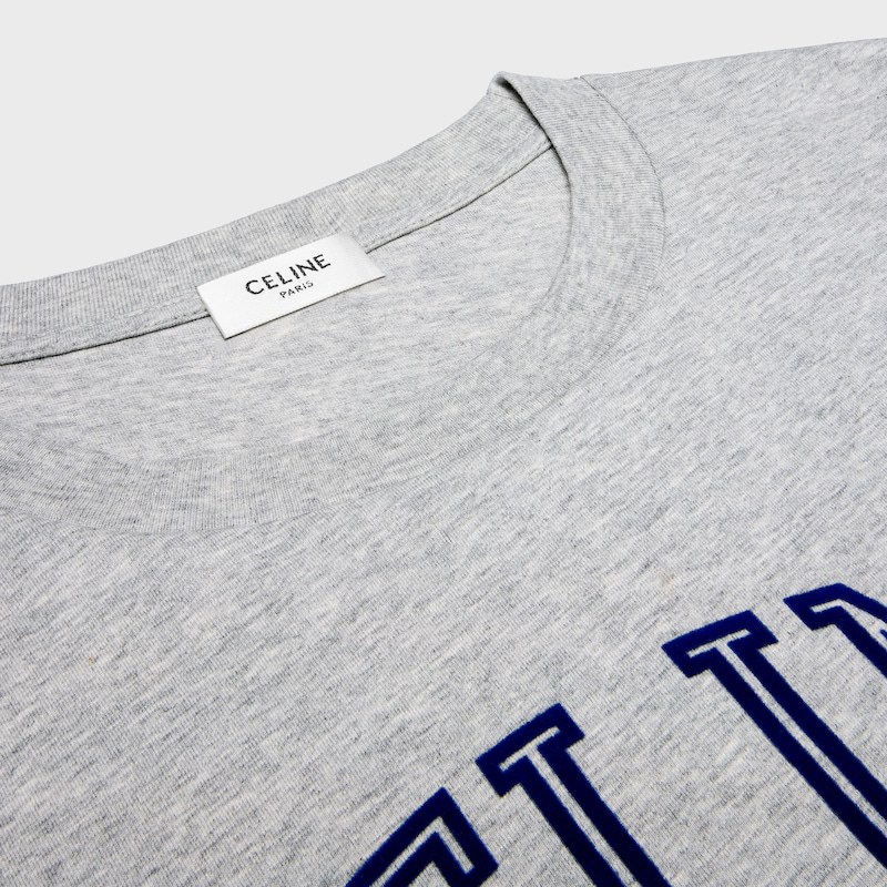 lockeres t-shirt aus baumwolljersey