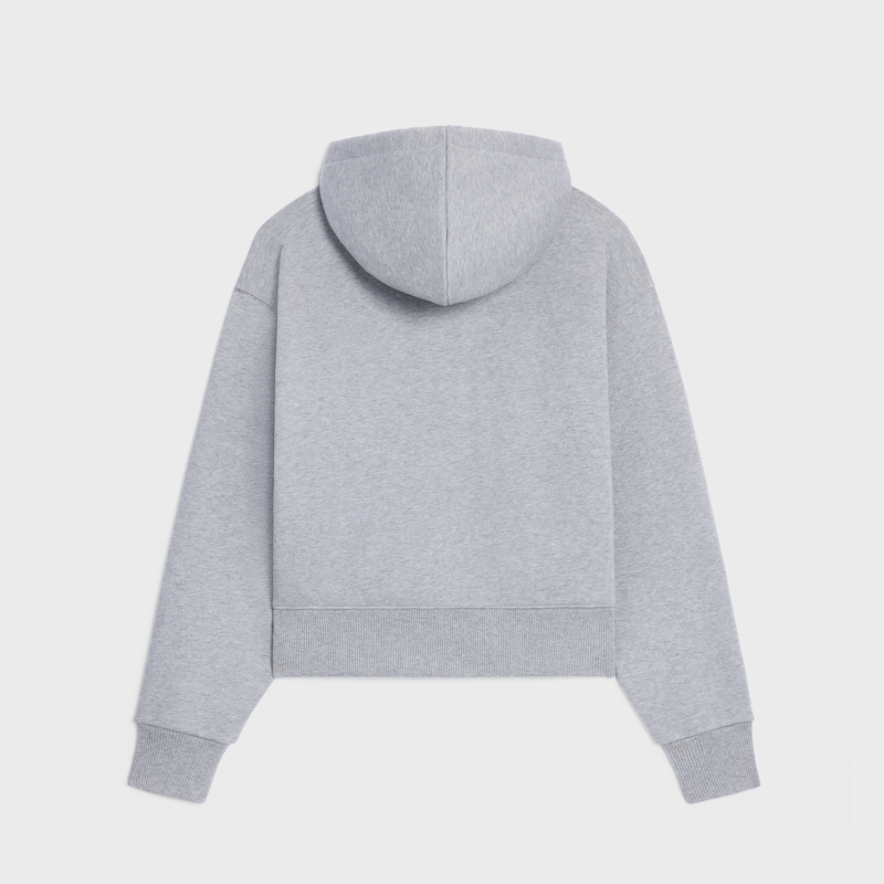 lockerer hoodie aus baumwollfleece