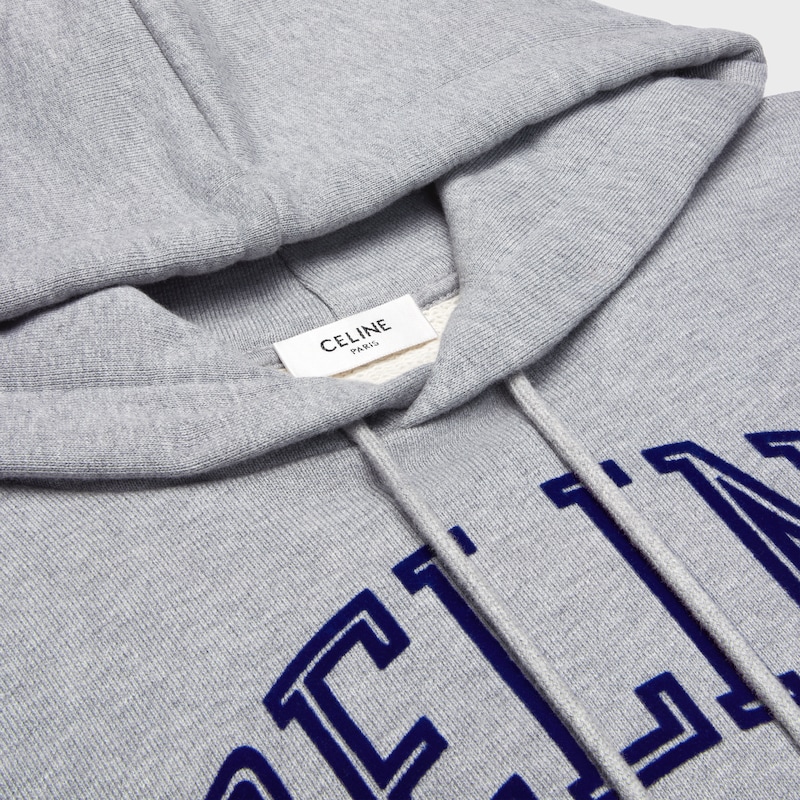 lockerer hoodie aus baumwollfleece