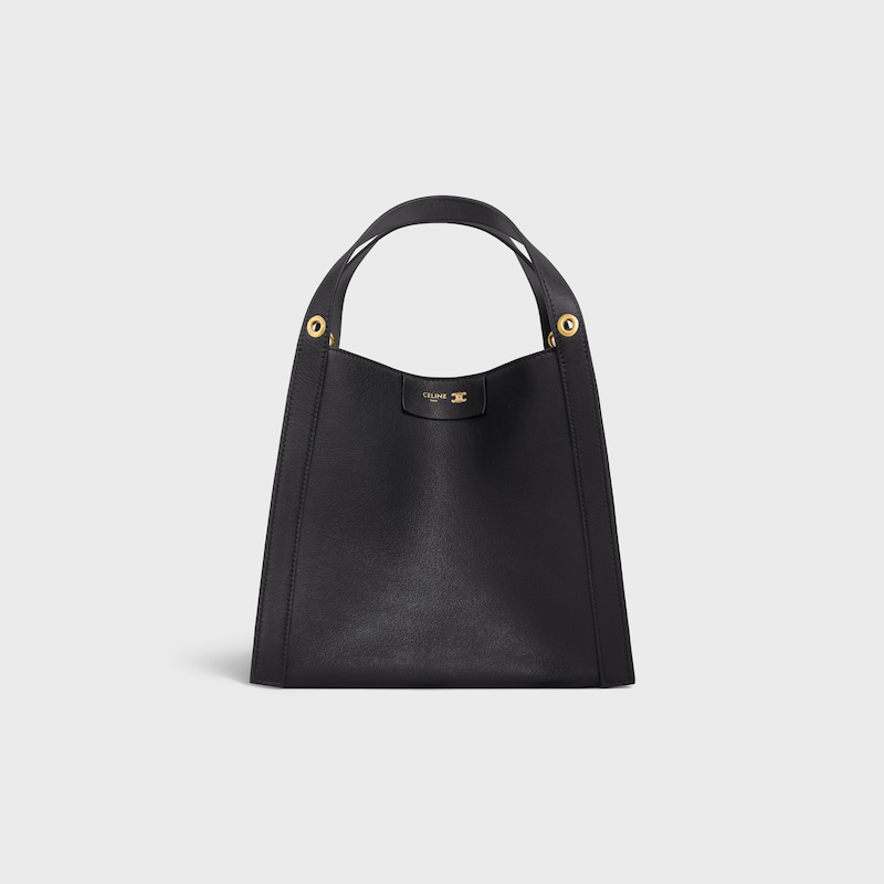 kleine cubo-tasche aus geschmacksfestem kalbsleder