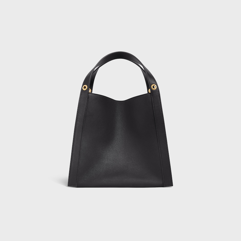 kleine cubo-tasche aus geschmacksfestem kalbsleder