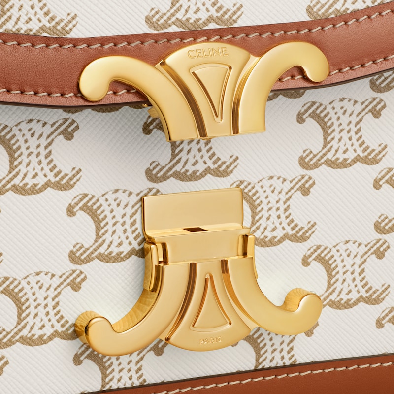 teen triomphe tasche aus triomphe canvas und kalbsleder