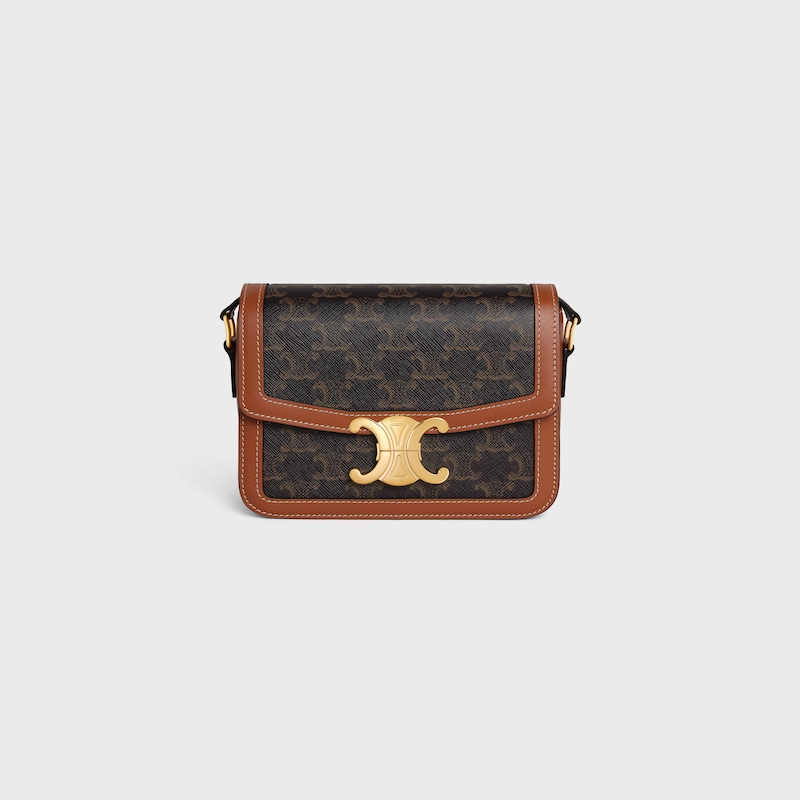 teen triomphe tasche aus triomphe canvas und kalbsleder