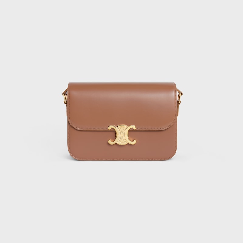 classique triomphe tasche aus glänzendem kalbsleder