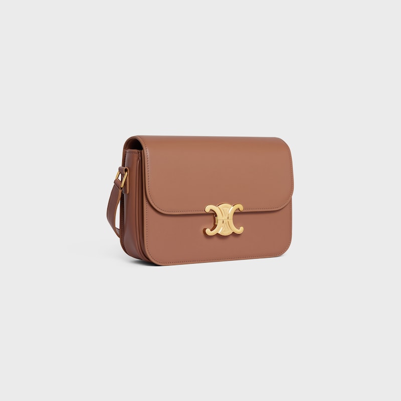 classique triomphe tasche aus glänzendem kalbsleder