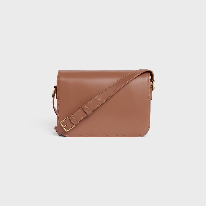 classique triomphe tasche aus glänzendem kalbsleder