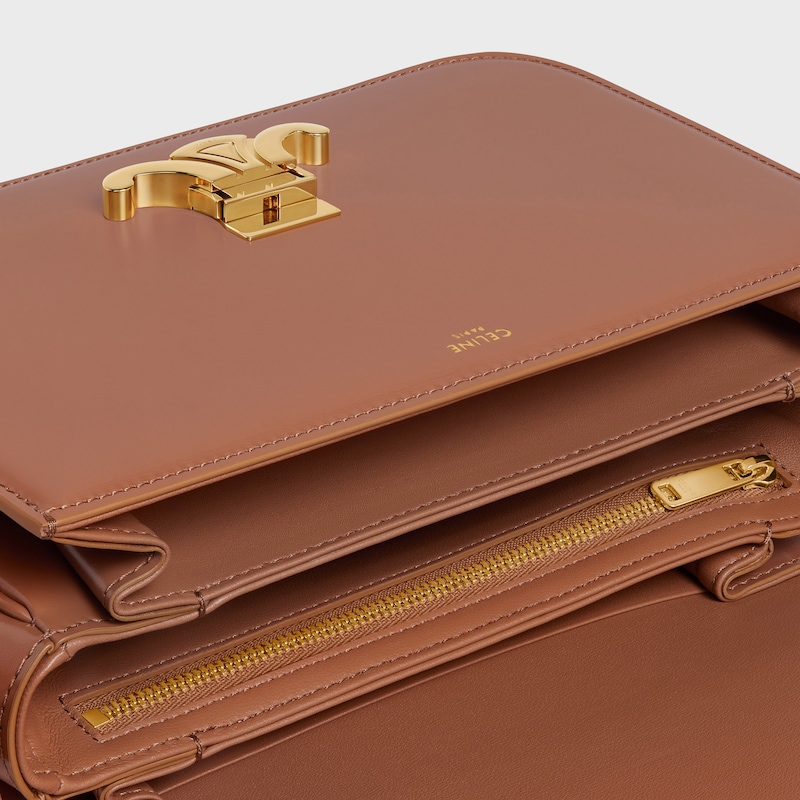 classique triomphe tasche aus glänzendem kalbsleder