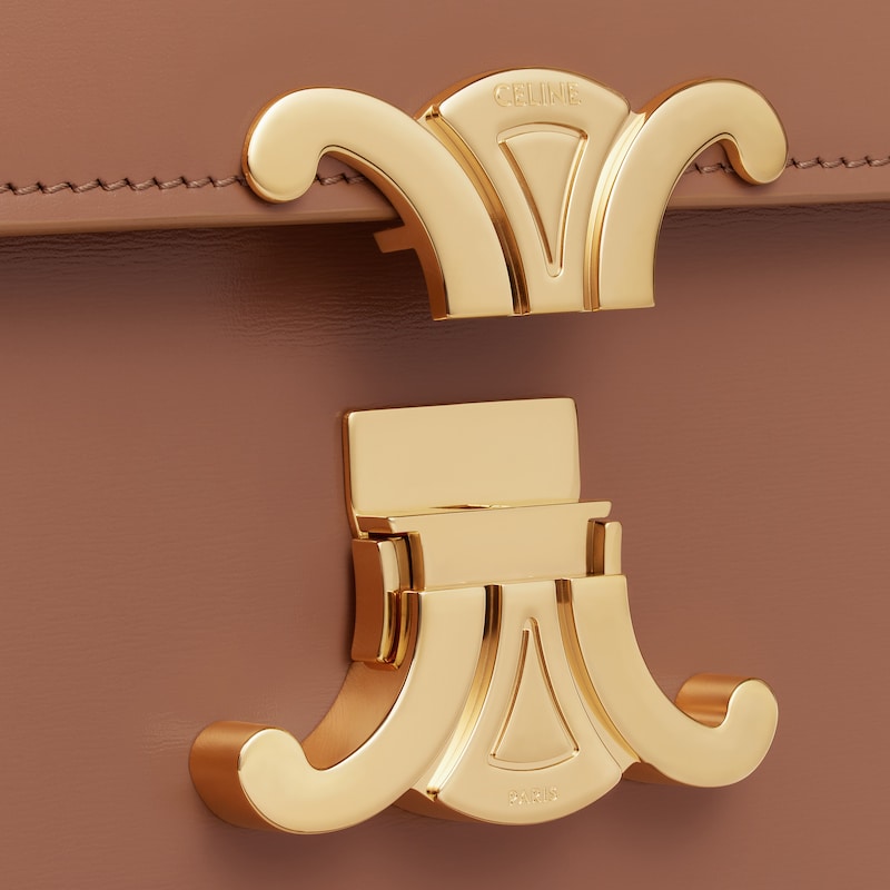 classique triomphe tasche aus glänzendem kalbsleder