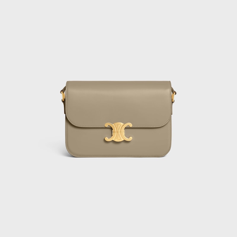 classique triomphe tasche aus glänzendem kalbsleder