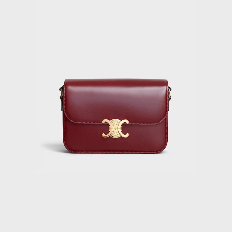 classique triomphe tasche aus glänzendem kalbsleder
